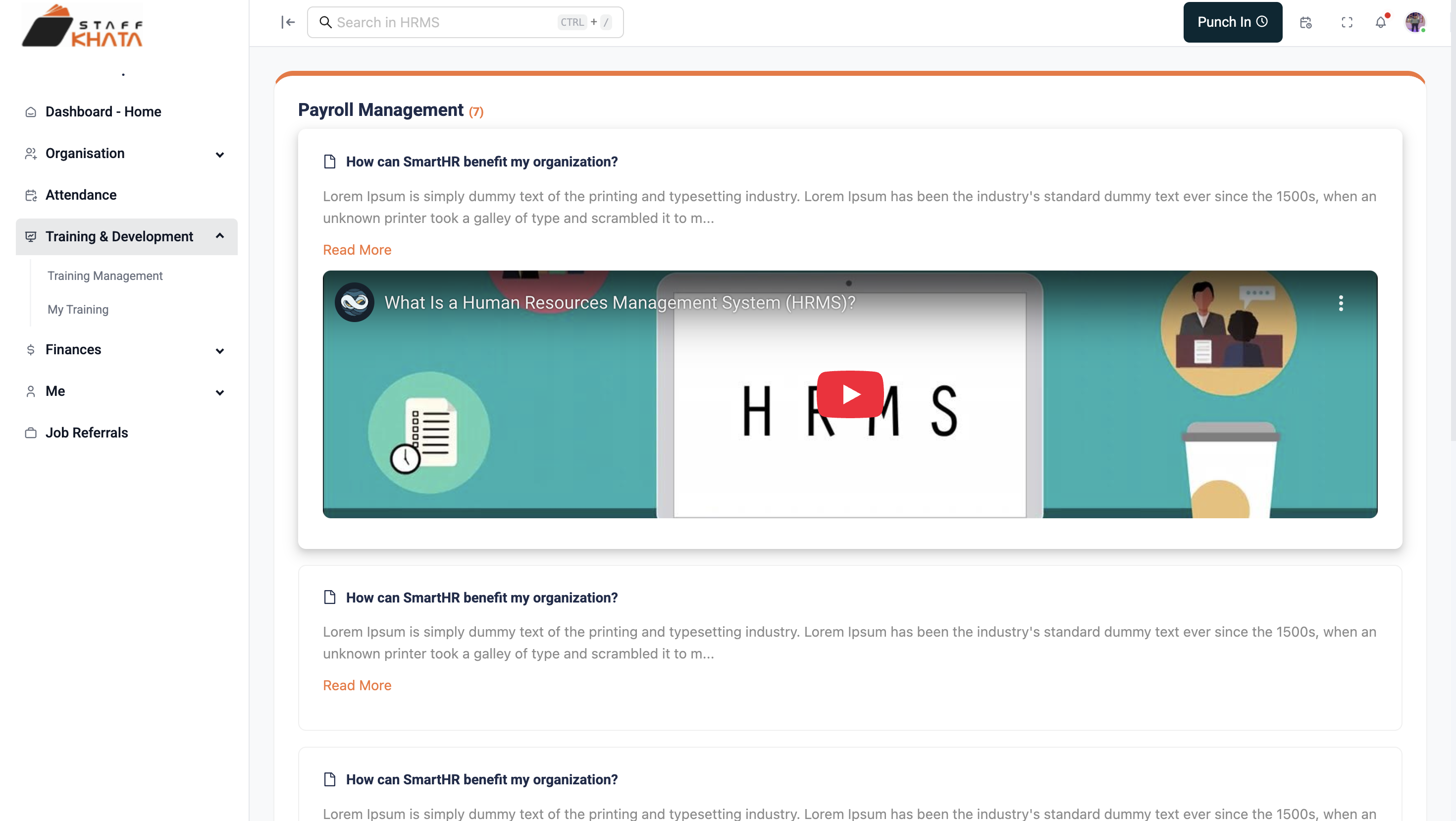 Projects Dashboard